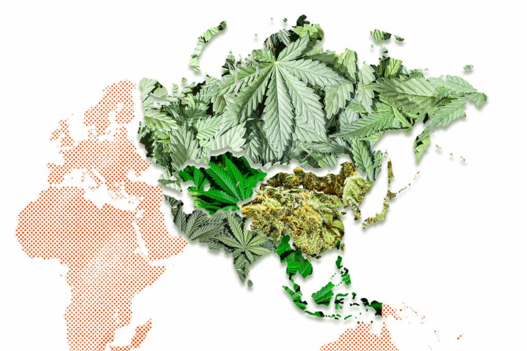 carte du monde ou le cannabis est legal 