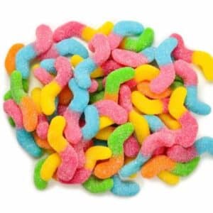 Bonbons Worms CBD - Bonheur régressif fruité avec une touche d'acidité