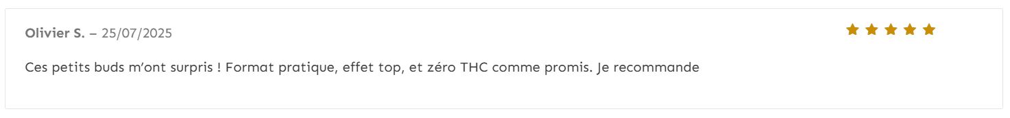 fleur CBD popcorn 0% THC 1