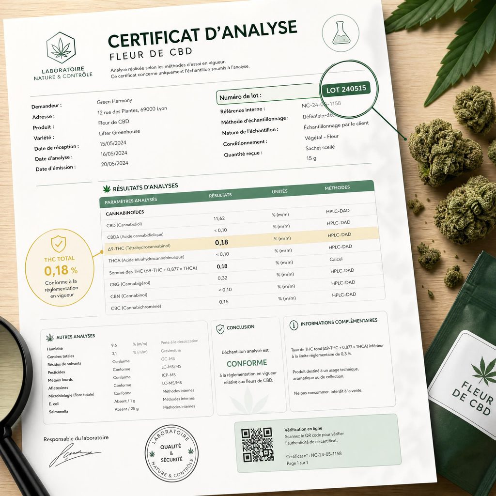 Effet de la fleur CBD sans THC en 2026