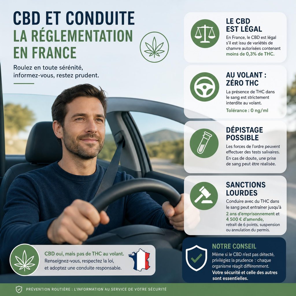 Fleur de CBD classique vs 0% THC