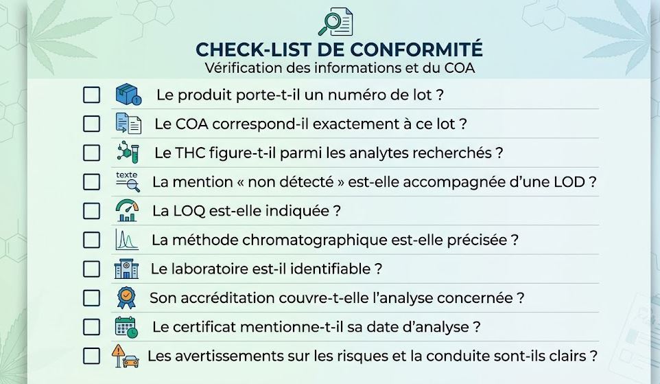 Guide pour vérifier une fleur de CBD zéro THC