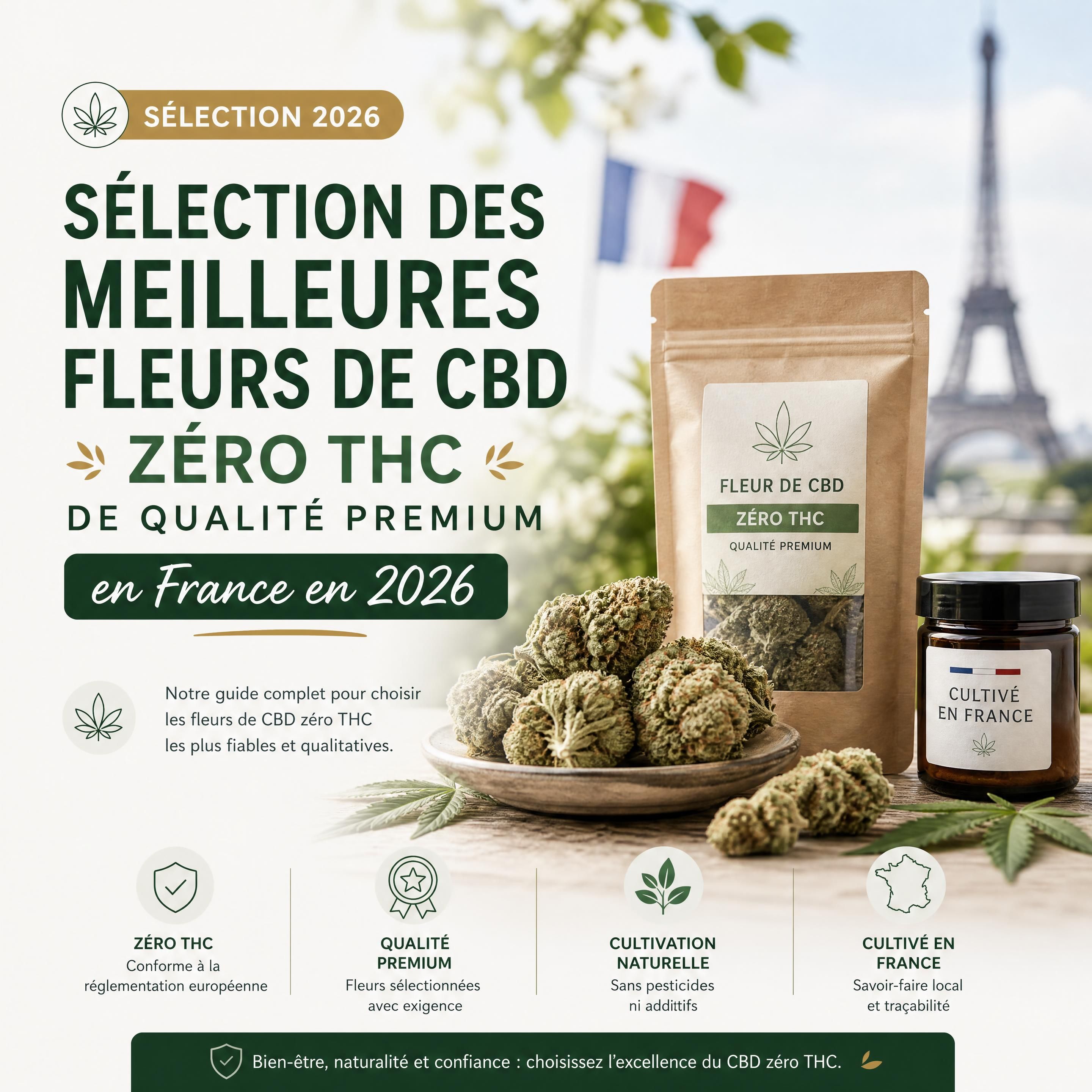 Top Fleur CBD zéro THC